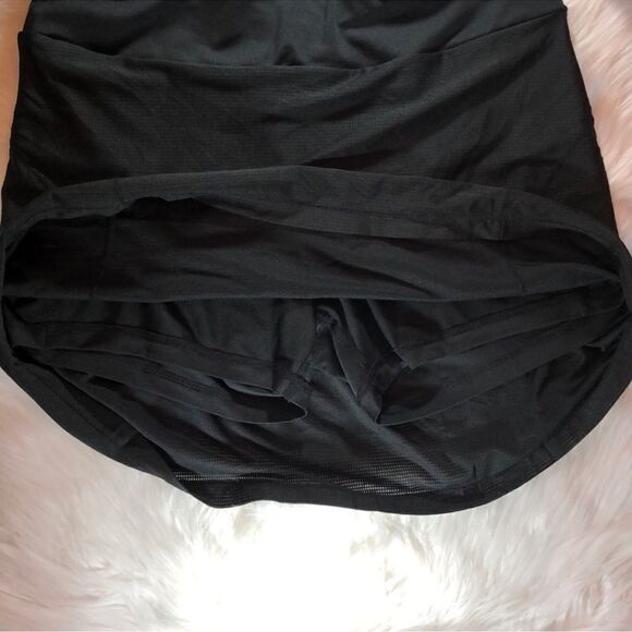 Peter Millar Black Mesh Pleated Golf Skirt Skort S - Picture 5 of 6